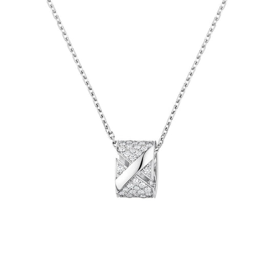 [Basjewels]LIENS EVIDENCE DIAMOND PAVED NECKLACE