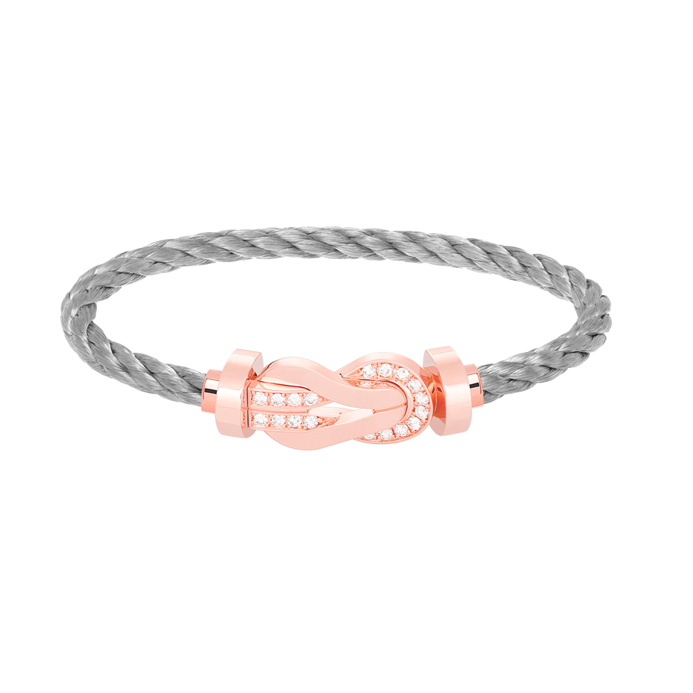 [BSNL Jewels]Chance großes Armband mit 8-stelliger Schnalle und halbem Diamanten in Roségold