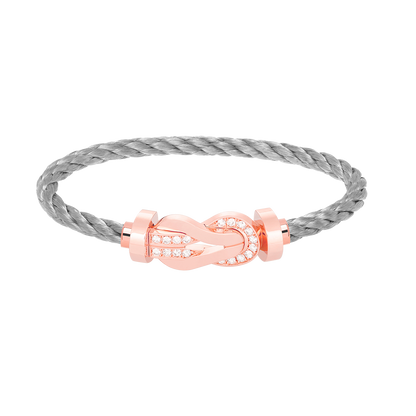 [BSNL Jewels]Chance großes Armband mit 8-stelliger Schnalle und halbem Diamanten in Roségold