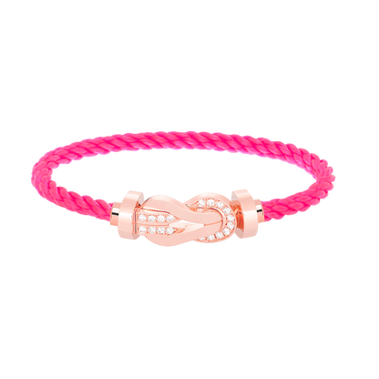 [BSNL Jewels]Chance großes Armband mit 8-stelliger Schnalle und halbem Diamanten in Roségold