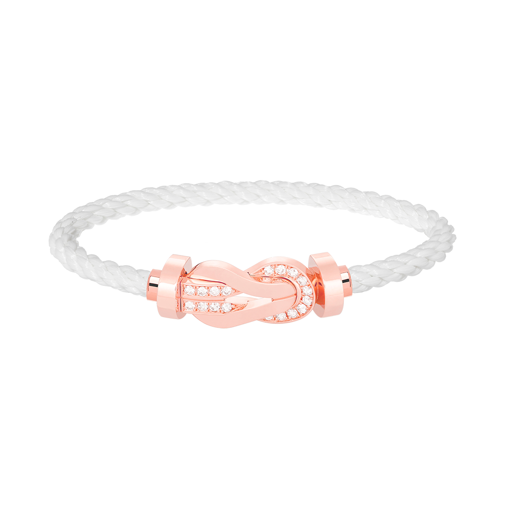 [BSNL Jewels]Chance großes Armband mit 8-stelliger Schnalle und halbem Diamanten in Roségold