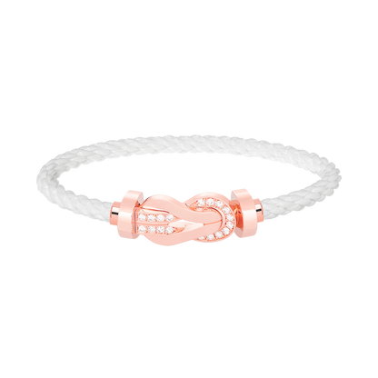 [BSNL Jewels]Chance großes Armband mit 8-stelliger Schnalle und halbem Diamanten in Roségold