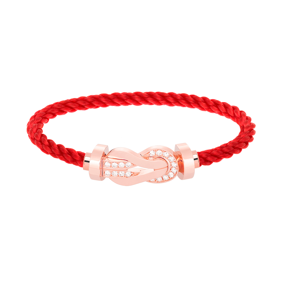 [BSNL Jewels]Chance großes Armband mit 8-stelliger Schnalle und halbem Diamanten in Roségold