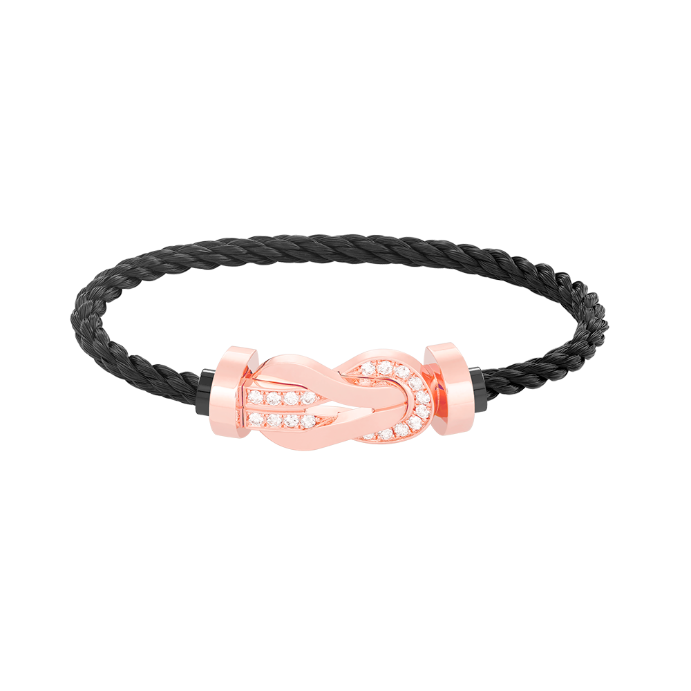 [BSNL Jewels]Chance großes Armband mit 8-stelliger Schnalle und halbem Diamanten in Roségold