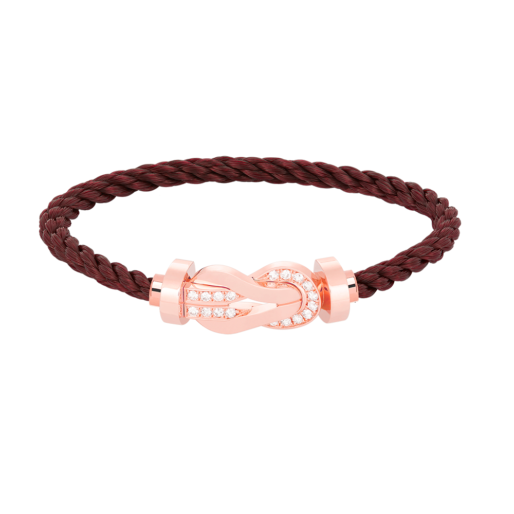 [BSNL Jewels]Chance großes Armband mit 8-stelliger Schnalle und halbem Diamanten in Roségold