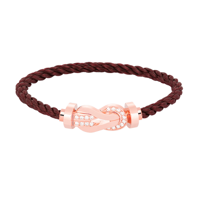 [BSNL Jewels]Chance großes Armband mit 8-stelliger Schnalle und halbem Diamanten in Roségold