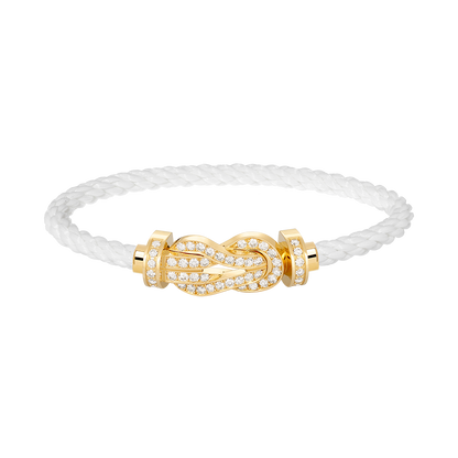 [BSNL Jewels]Chance großes 8-stelliges Volldiamantenarmband aus Gold