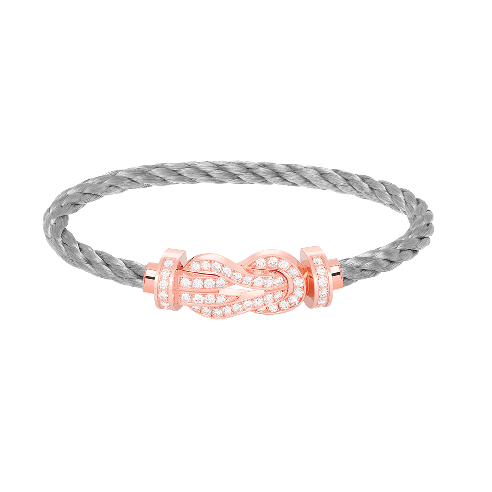 [BSNL Jewels]Chance großes Armband mit 8-stelliger Schnalle und Diamanten in Roségold