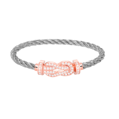 [BSNL Jewels]Chance großes Armband mit 8-stelliger Schnalle und Diamanten in Roségold