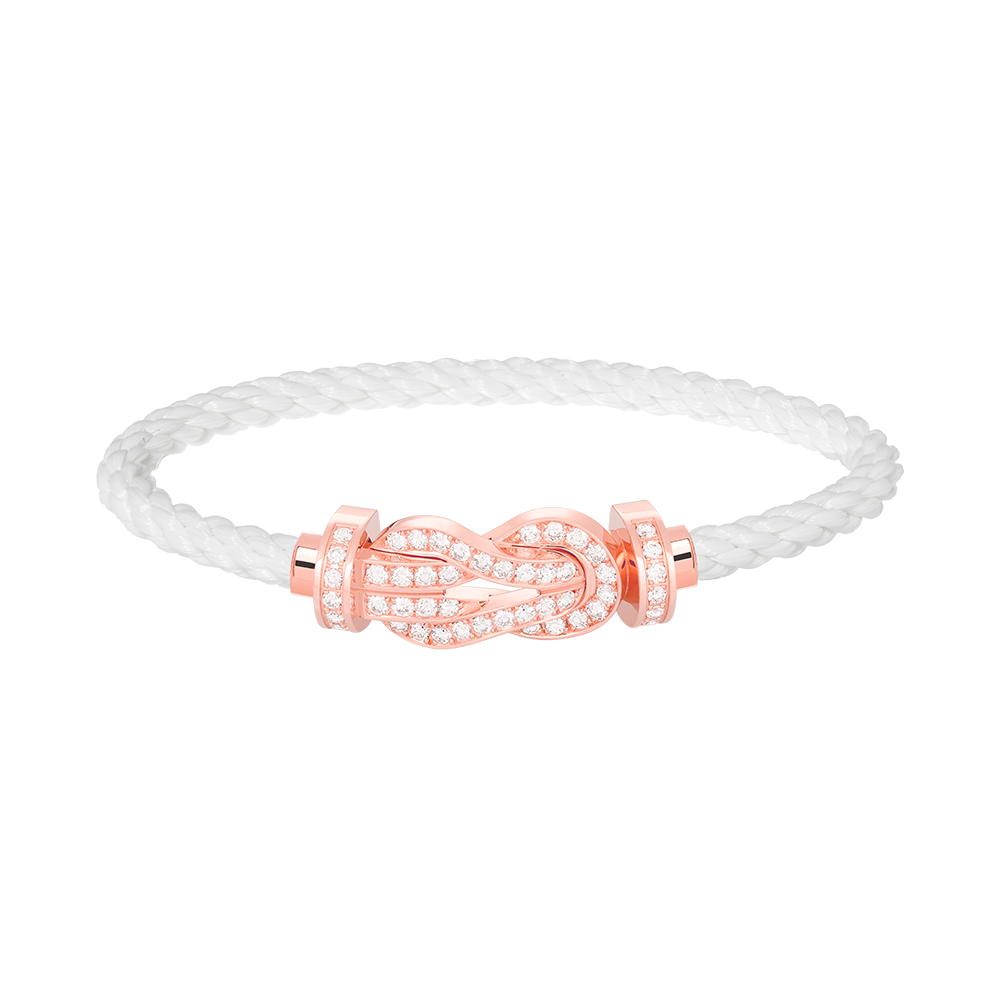 [BSNL Jewels]Chance großes Armband mit 8-stelliger Schnalle und Diamanten in Roségold