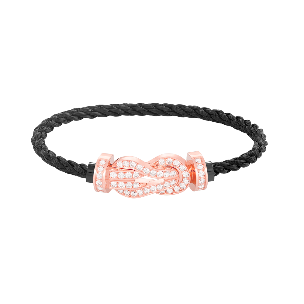 [BSNL Jewels]Chance großes Armband mit 8-stelliger Schnalle und Diamanten in Roségold