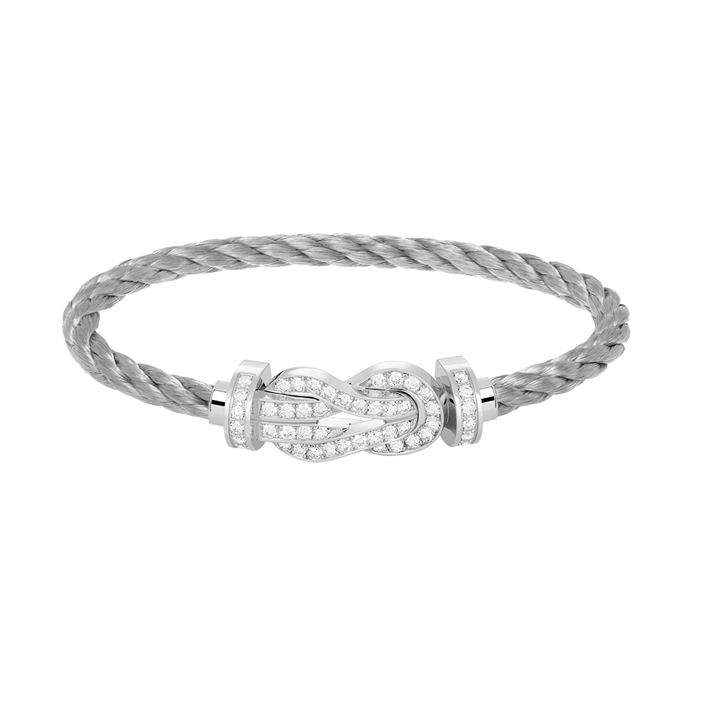 [BSNL Jewels]Chance großes 8-stelliges Schnallenarmband aus Silber mit Diamanten