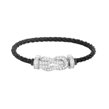 [BSNL Jewels]Chance großes 8-stelliges Schnallenarmband aus Silber mit Diamanten