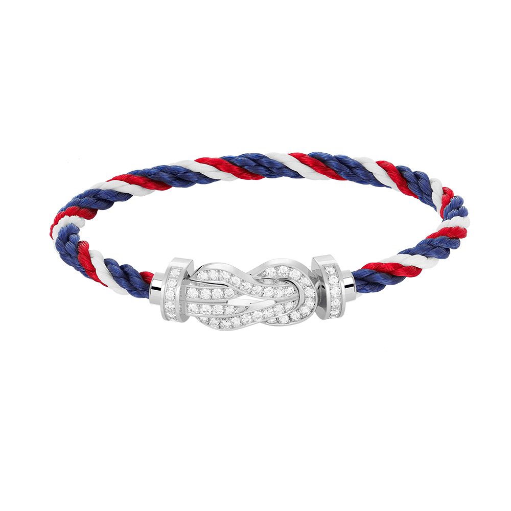 [BSNL Jewels]Chance großes 8-stelliges Schnallenarmband aus Silber mit Diamanten