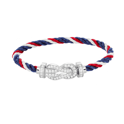 [BSNL Jewels]Chance großes 8-stelliges Schnallenarmband aus Silber mit Diamanten