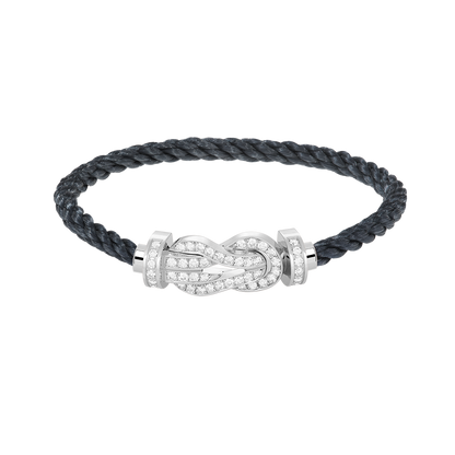 [BSNL Jewels]Chance großes 8-stelliges Schnallenarmband aus Silber mit Diamanten