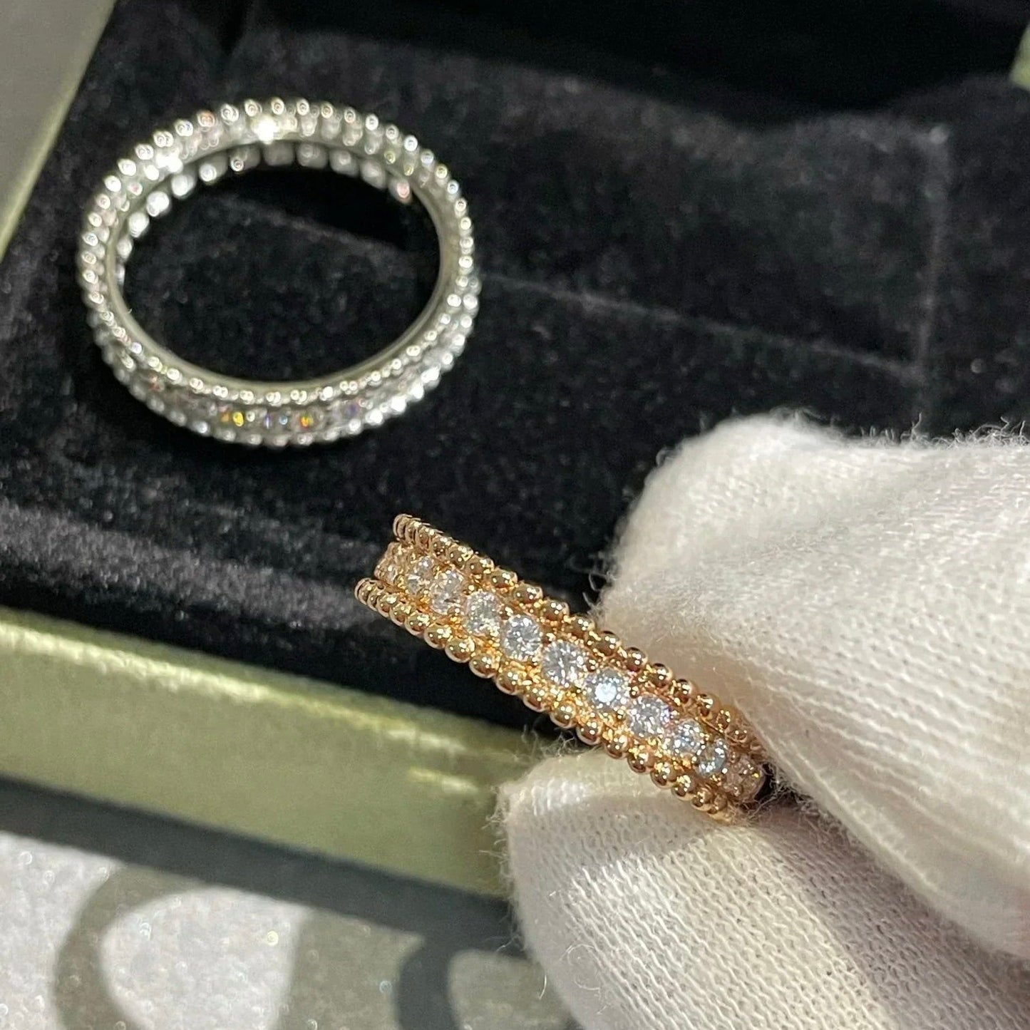 [BSNL Jewels] PERLEE DIAMANT ROSÉGOLDRING