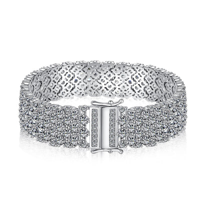 [BASLOVE]Ornate Elegant Round Cut Party Bracelet