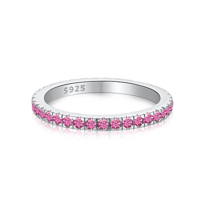 [BASLOVE]Delicate Sparkling Round Cut Daily Ring