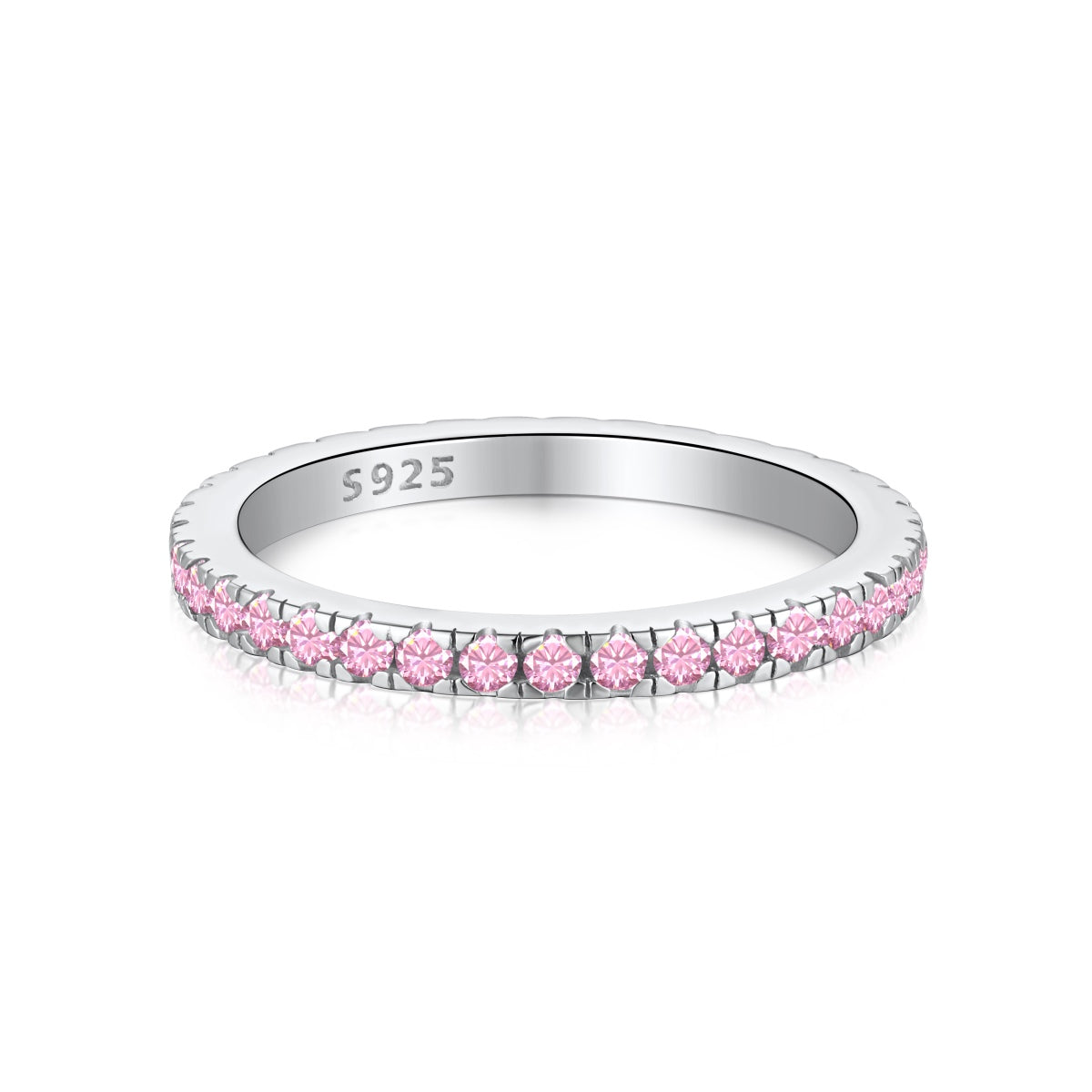 [BASLOVE]Delicate Sparkling Round Cut Daily Ring