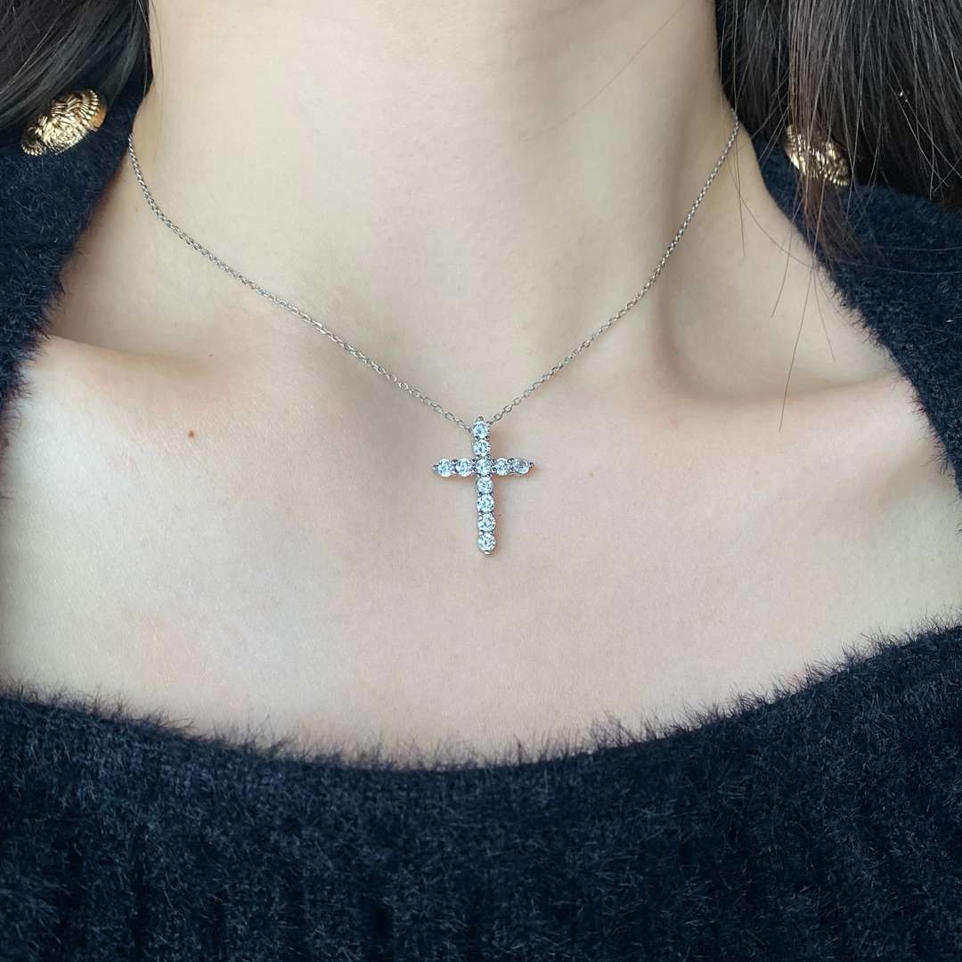 [BASLOVE]Unique Cross Shape Necklace