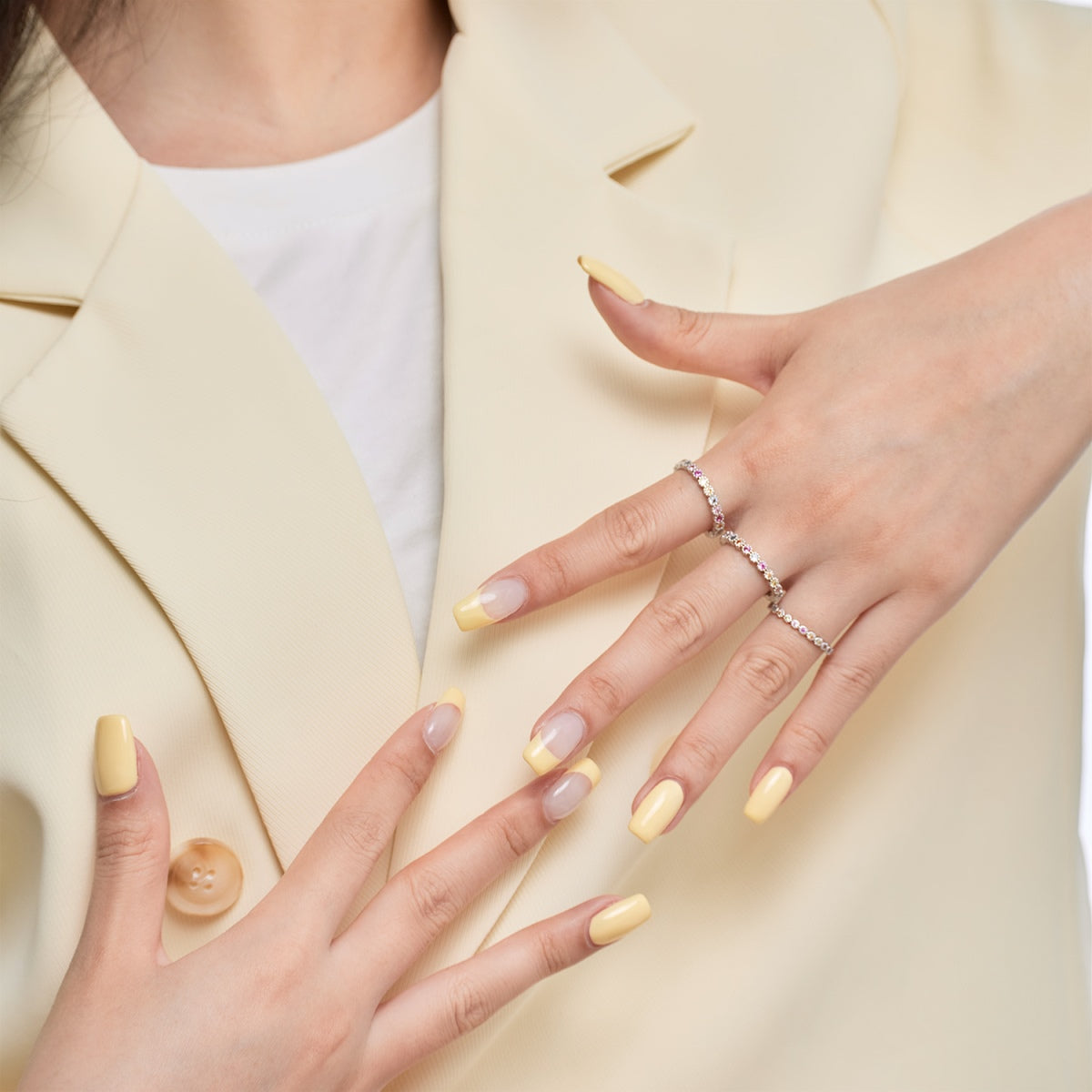 [BASLOVE]Elegant Vivid Round Cut Daily Ring