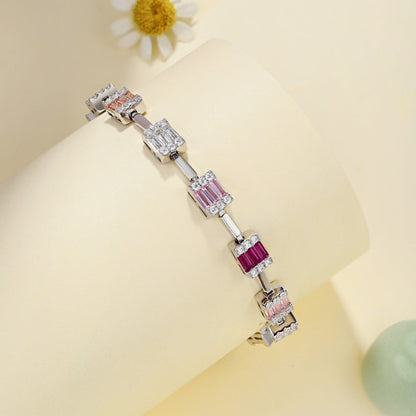 [BASLOVE]Dainty Charming Emerald Cut Daily Bracelet