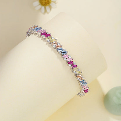 [BASLOVE]Ornate Sparkling Multi Cut Party Bracelet