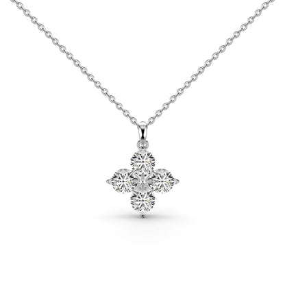 [BASLOVE]Four-Leaf Clover And Eight-Pointed Star Necklace