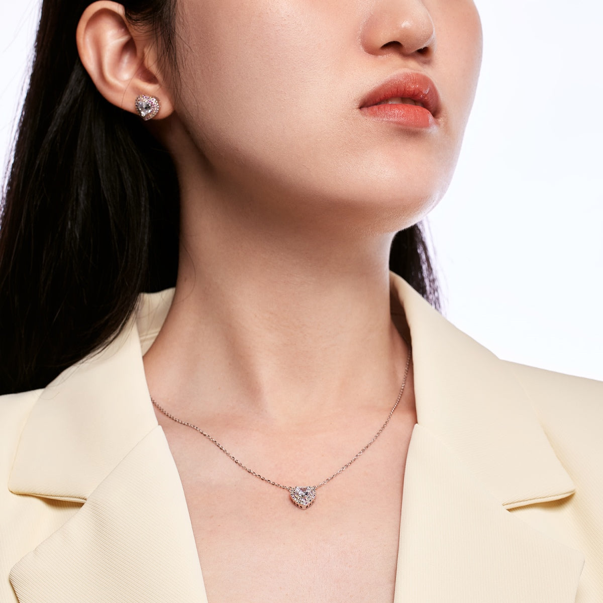 [BASLOVE]Exquisite Heart Shape Necklace