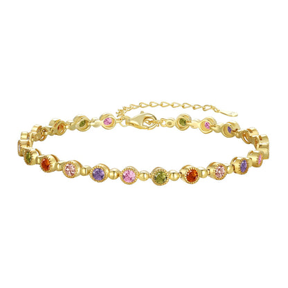 [BASLOVE]Sparkling Exquisite Round Cut Party Bracelet