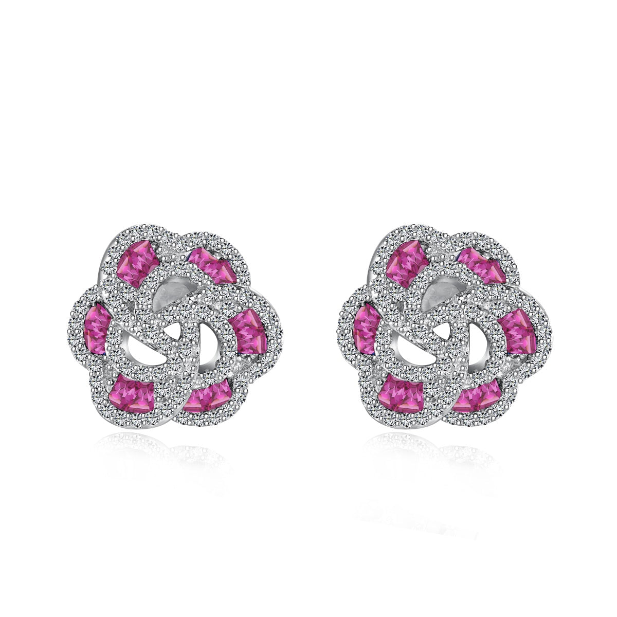 [BASLOVE]Exquisite Flower Shape Daily Earrings