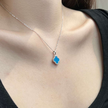 [BASLOVE]Dainty Flower Shape Necklace