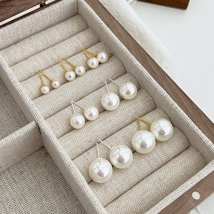 [BASLOVE]Delicate Pearl Earrings