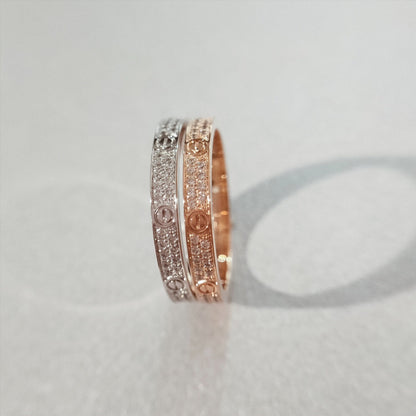 [Basjewels]LOVE RING 2.65MM DIAMOND