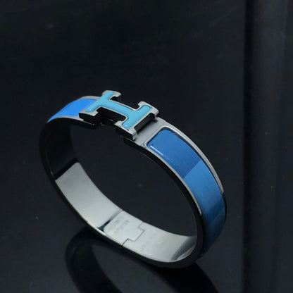 [Basjewels]HM BRACELET BLUE RAINBOW CERAMIC