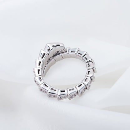 [BSNL Jewels] SERPENTI RING SILBER DIAMANT GEPAPERT 4MM