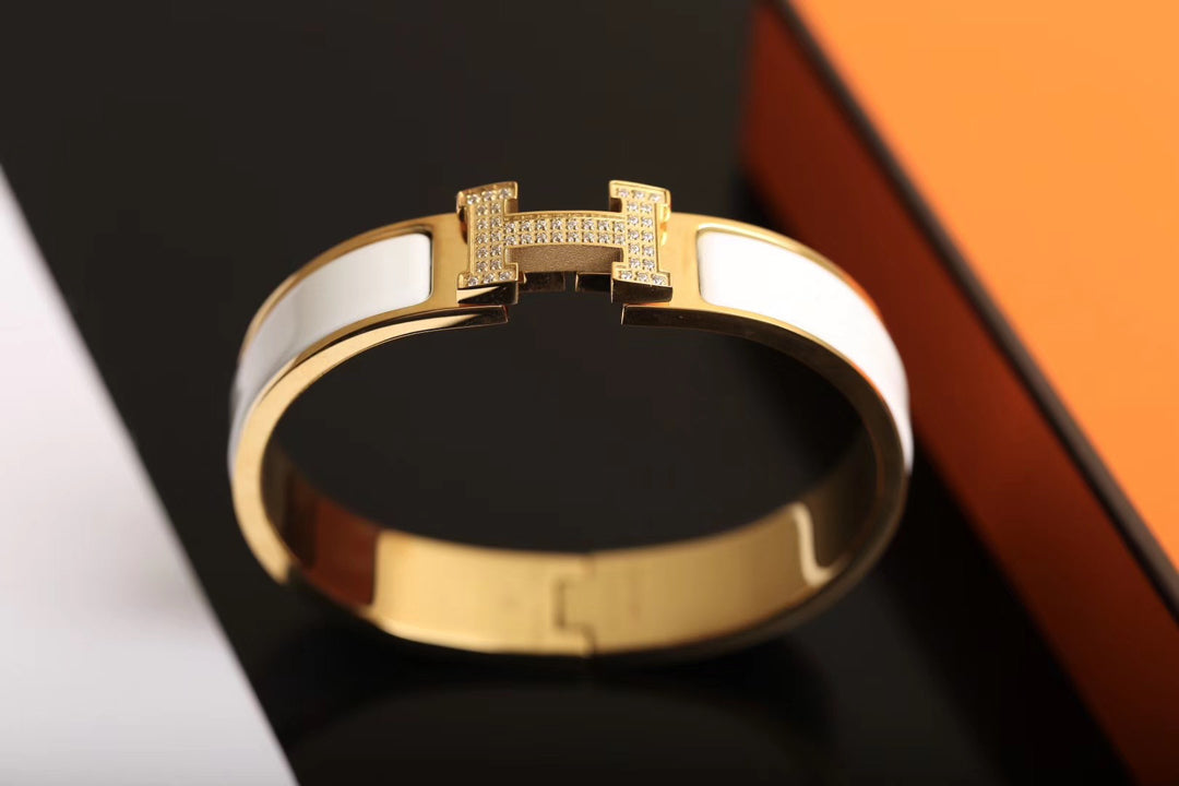 [Basjewels]HM BRACELET GOLD DIAMOND