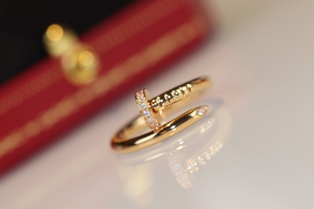 [Basjewels]JUSTE RING 2.65MM GOLD DIAMOND