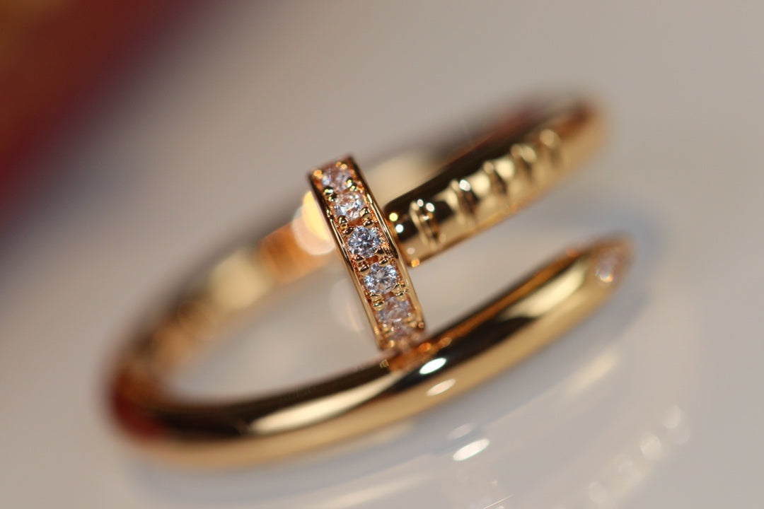 [Basjewels]JUSTE RING 2.65MM GOLD DIAMOND