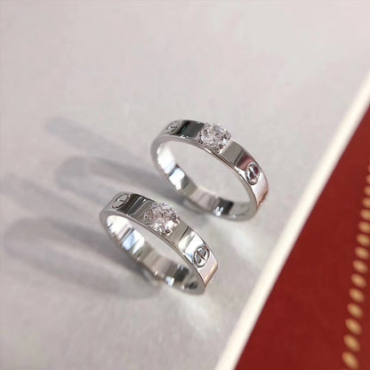 [Basjewels]LOVE RING 3.6MM 1 BIG DIAMOND