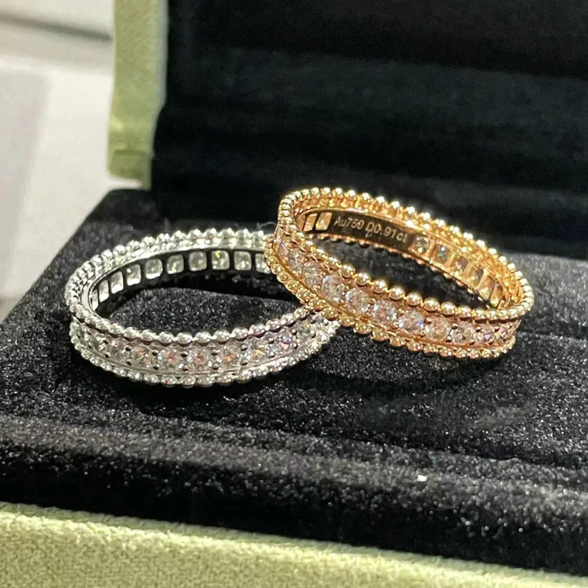 [BSNL Jewels] PERLEE DIAMANT ROSÉGOLDRING