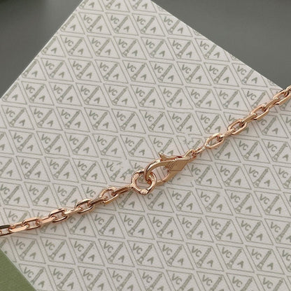 [Basjewels]LUCKY SPRING 15 MOTIFS ROSE GOLD NECKLACE