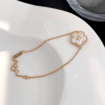 [Basjewels]LUCKY SPRING ROSE GOLD MOP BRACELET