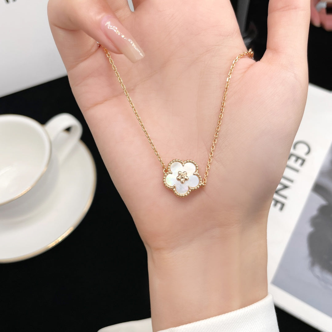 [Basjewels]LUCKY SPRING ROSE GOLD MOP BRACELET