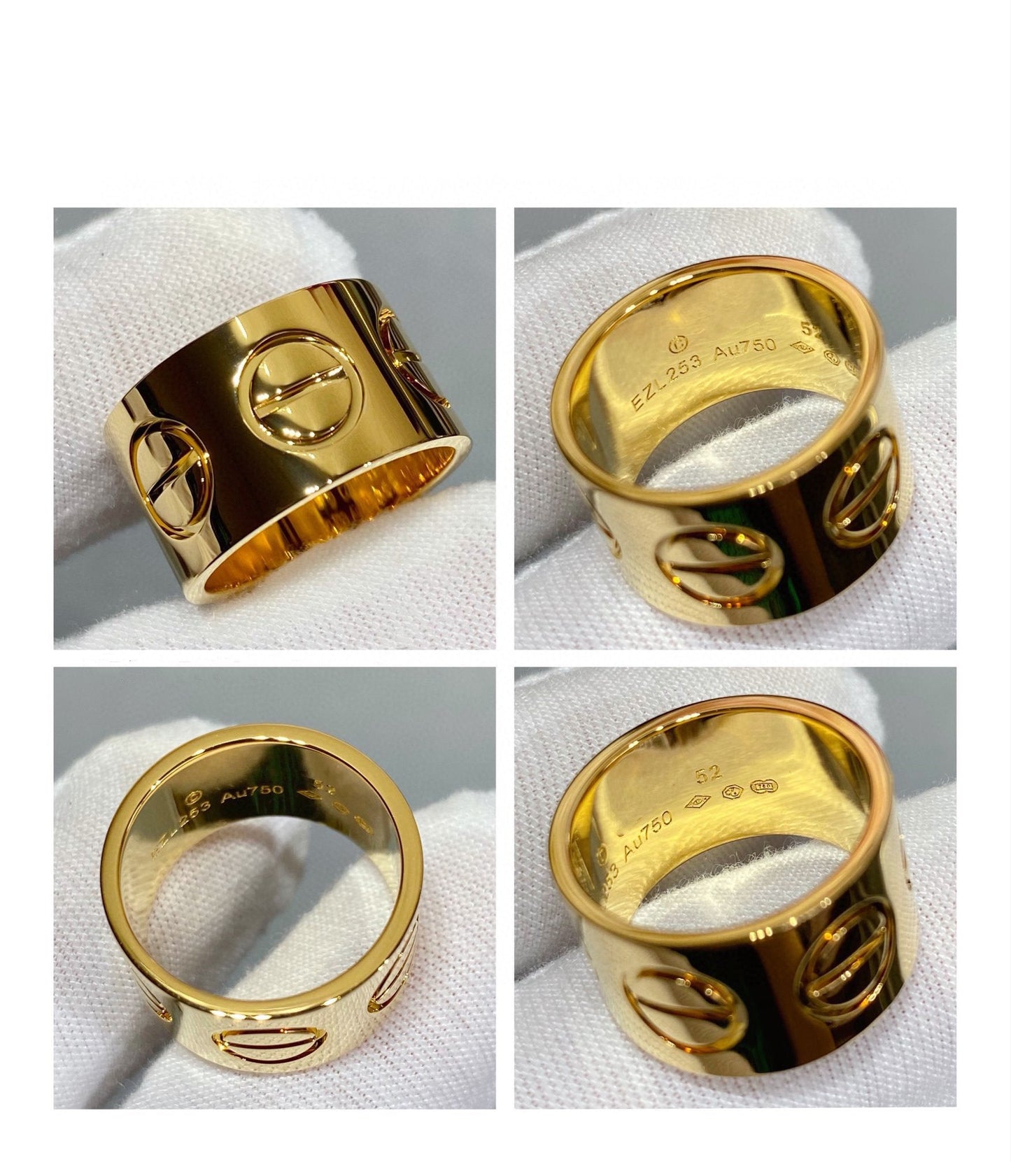 [Basjewels]LOVE 11MM LARGE RING