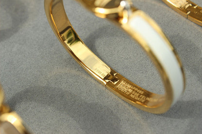 [Basjewels]CLIC CHAINE GOLD BRACELET