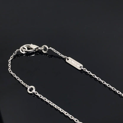 [Basjewels]CLOVER PIETERSITE SILVER LONG NECKLACE