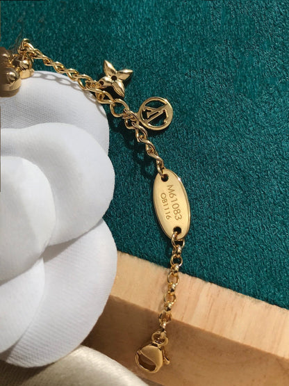 [BSNL Jewels]LV BLOOMING ROSA GOLD MOP ARMBAND