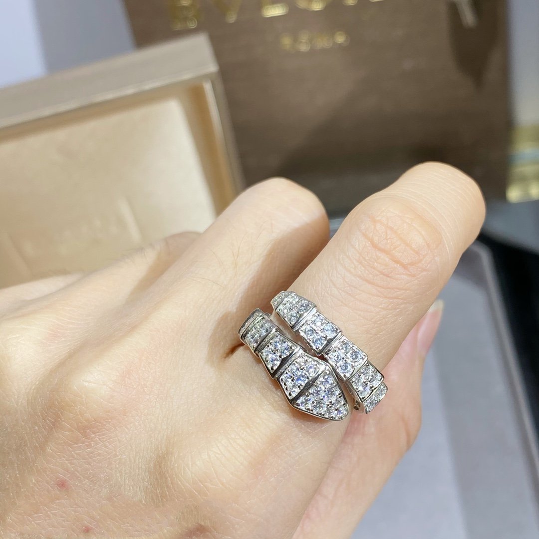 [BSNL Jewels]SERPENTI RING SILBER MIT DIAMANTEN